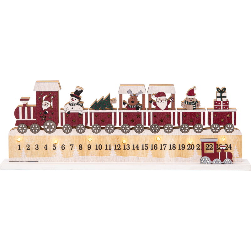 Adventskalender Jolly - Tåg med vagnar Adventskalender Jolly - Tåg med vagnar