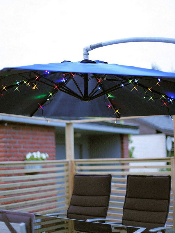 LED System 24 Ljusslinga Parasoll Multi färg LED System 24 Ljusslinga Parasoll Multi färg