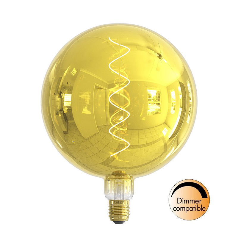 Dimbar Dekorationslampa Kalmar Guld LED 4W 60lm E27 Dimbar Dekorationslampa Kalmar Guld LED 4W 60lm E27