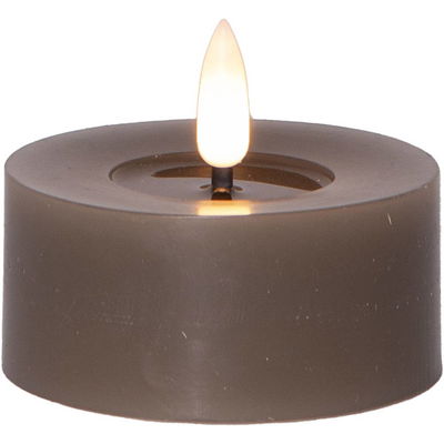 Värmeljus Flamme Flow Grå 2-pack Timer
