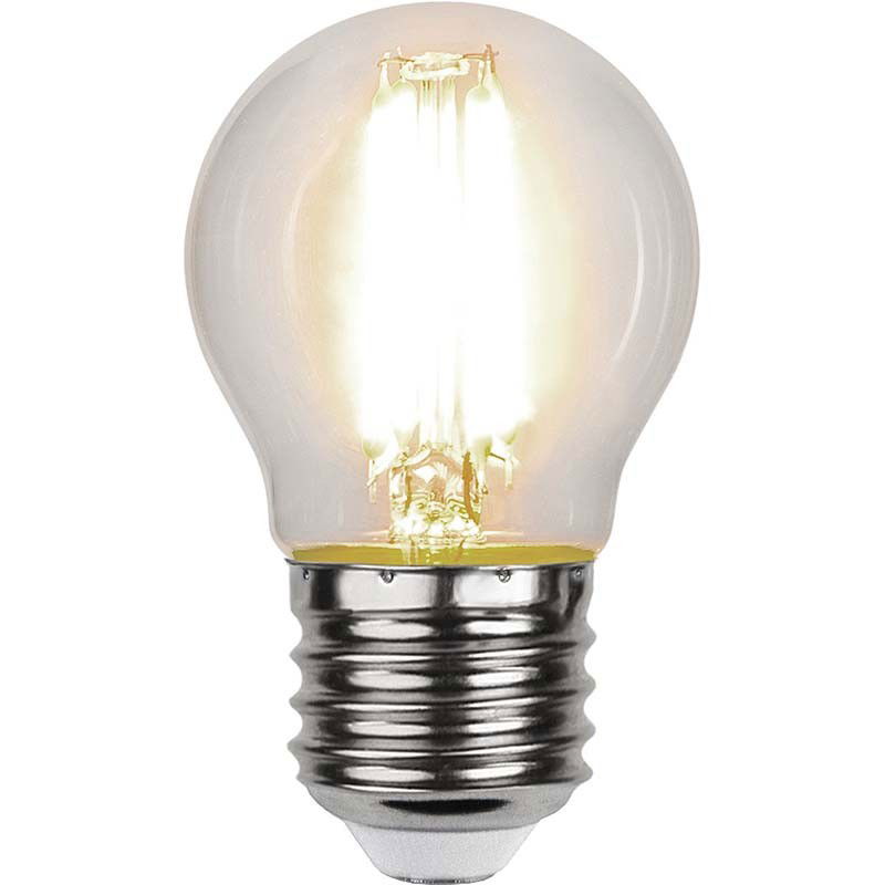 Klotlampa LED 4,2W 470lm E27 3000K Filament 3-stegs dimming Klotlampa LED 4,2W 470lm E27 3000K Filament 3-stegs dimming