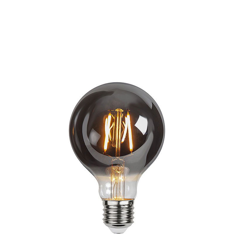 Globlampa Ø80 Soft Glow Smoke LED 1,8W 80lm E27 Globlampa Ø80 Soft Glow Smoke LED 1,8W 80lm E27