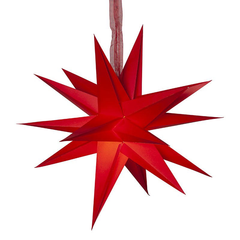 Julstjärna December Röd 45cm Julstjärna December Vit 45cm