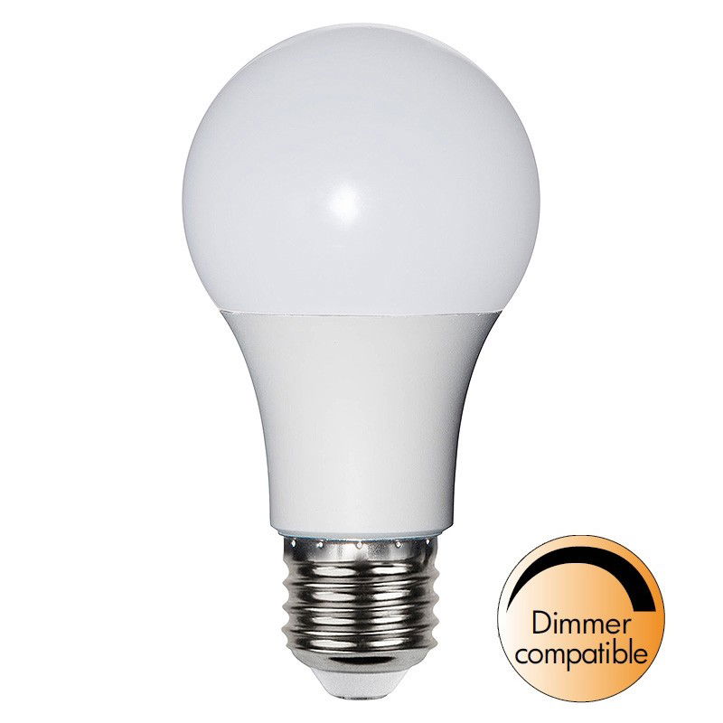 Dimbar Normallampa LED 6,0W 470lm E27 Opal Promo
