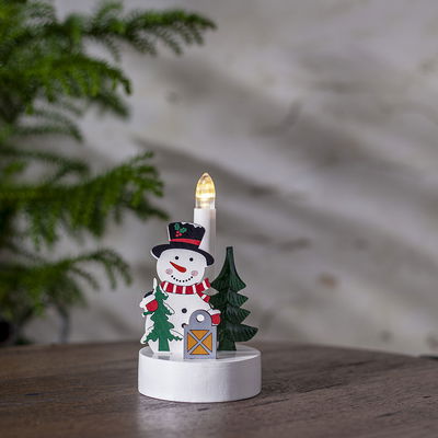 Ljusstake Billy Snögubbe