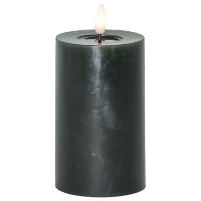 Blockljus Flamme Flow Grön 15cm