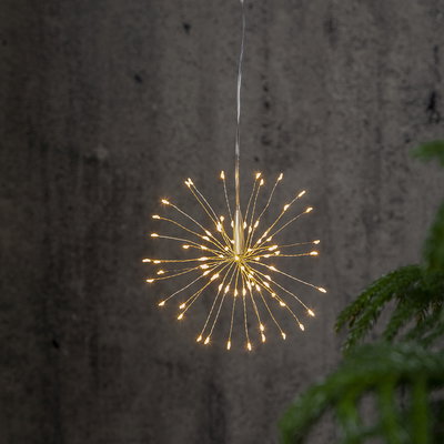 Hängande dekoration Firework Silver 16cm