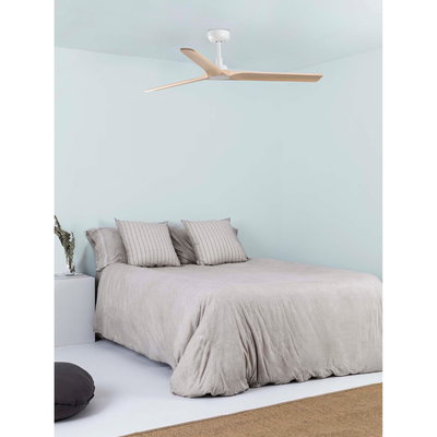 Takfläkt HEYWOOD Ø132cm Furu/Tall- Vit L
