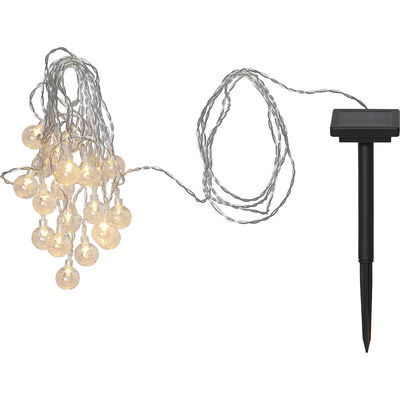 Solcellsljusslinga Globini Transparent
