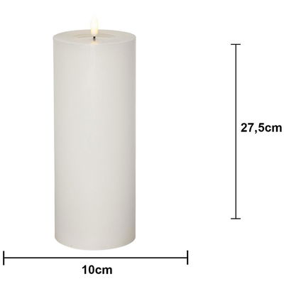 Blockljus Flamme Flow BIG Vit 27,5cm Blockljus Flamme Flow BIG Vit 27,5cm