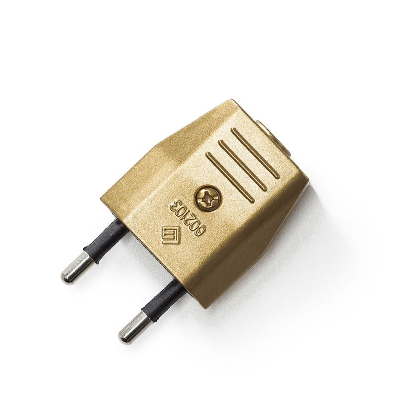 Stickpropp Euro kontakt 230V 2-pol Brons Stickpropp Euro kontakt 230V 2-pol Brons