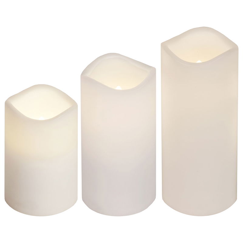 Blockljus LED 3-pack Paul