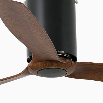 Takfläkt Mini Tube Ø128cm Svart/Trä M