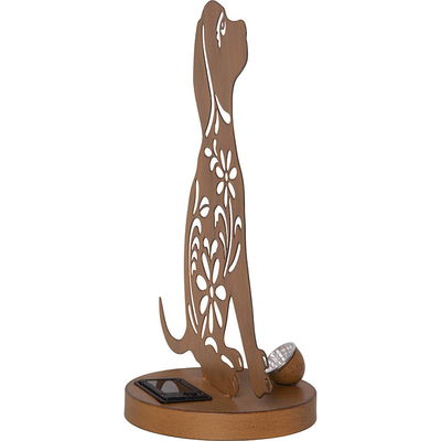 Solcellsdekoration Oxidog Hund