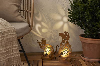 Solcellsdekoration Oxicat Katt