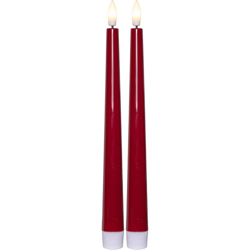 Antikljus Flamme Candy Röd Antikljus Flamme Candy Röd