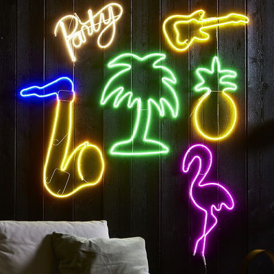 Palm Siluett Neon