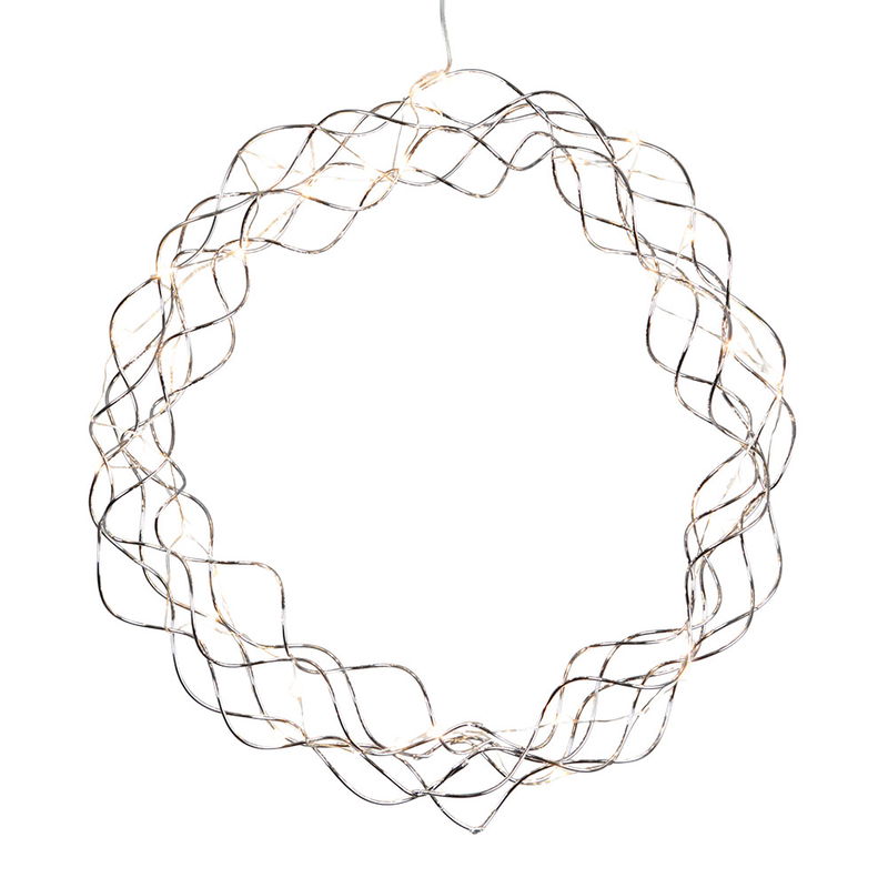 Krans Curly Krom 30cm