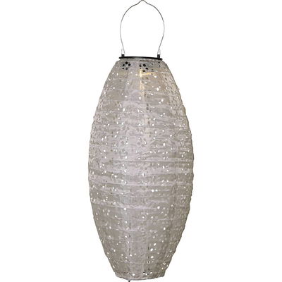 Solcellsdekoration Festa 40cm Beige