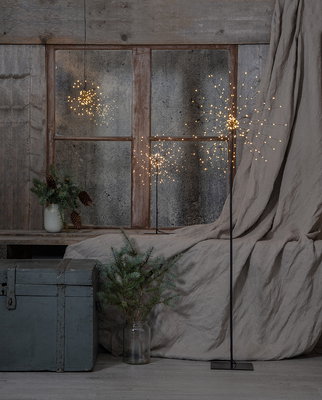 Hängande dekoration Firework Svart 16cm