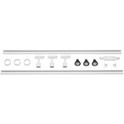 SLV PURI GU10 1-Fas Skena 3-pack Vit