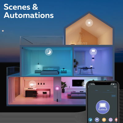 Smart LED Strip RGBIC+CCT 2700-6500K Ställbar 2m inkl. driver & fjärrkontroll