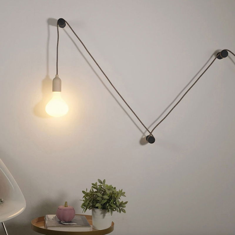 Rolé Väggmonterat Kabelfäste Svart role-wooden-wall-mount-cable-tie-for-pendant-lamp-(16)