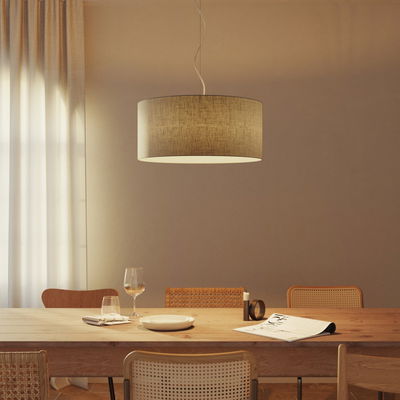 Lampskärm Cilindro Grå Camelot - 58cm