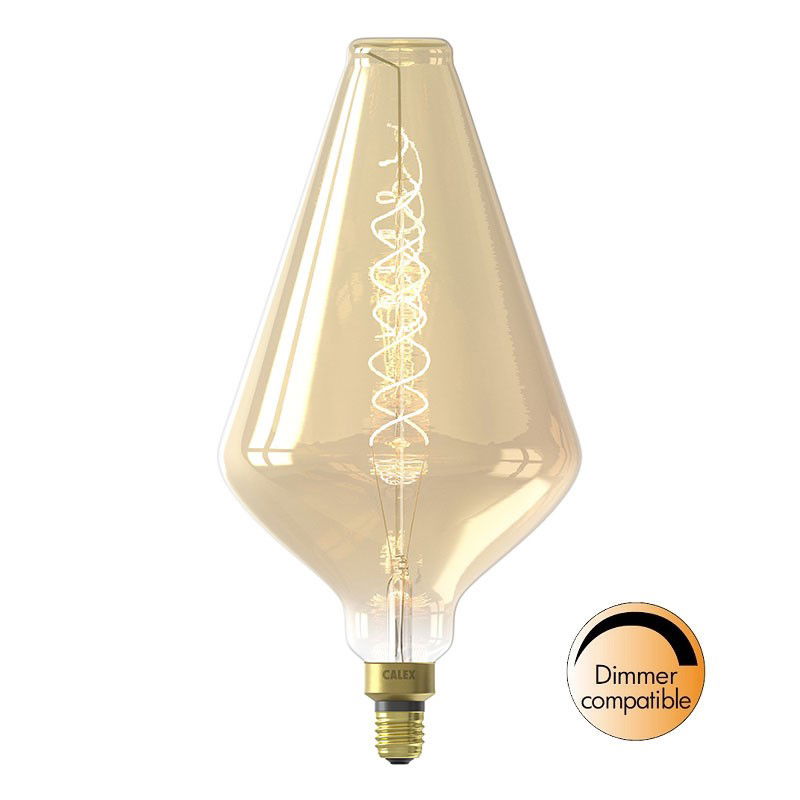 Dimbar Dekorationslampa Vienna Gold LED 6W 300lm E27 Dimbar Dekorationslampa Vienna Gold LED 6W 300lm E27