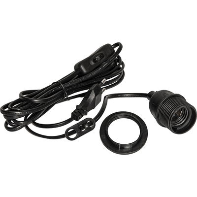 Sladdställ E27 Basic Svart