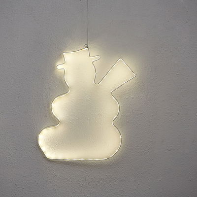 Siluett Lumiwall Snögubbe