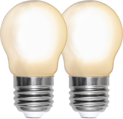 Klotlampa LED Matt 2,5W 250lm E27 2700K 2-pack