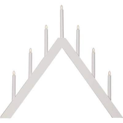 Ljusstake Acca Vit 7st LED lampor