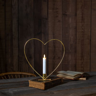 Stående Inomhusdekoration Flamme Heart