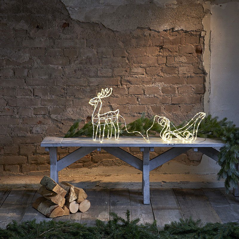 Siluett Tuby Deer 105cm Siluett Tuby Deer 105cm | Juldekoration Siluett| Lampgrossen.se