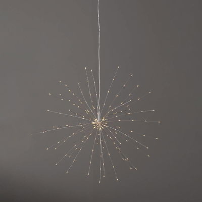 Hängande dekoration Firework Silver 45cm