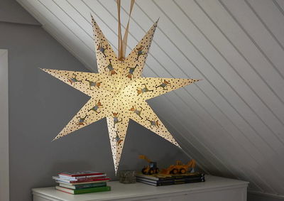 Pippi Långstrump Adventsstjärna 60cm