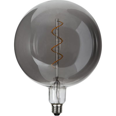 Globlampa Ø200 LED Industrial Vintage Smoke 55lm E27 2200K Dim