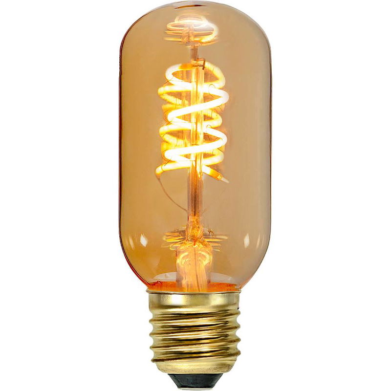 Rörlampa Spiral Amber LED 130lm E27 2200K Dim Rörlampa Spiral Amber LED 130lm E27 2200K Dim