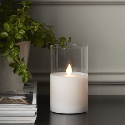 Blockljus M-Twinkle Glas 12,5cm