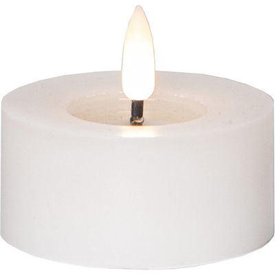 Värmeljus Flamme Flow Vit 2-pack Timer