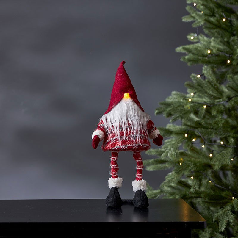 Juldekoration Joylight Tomte Stående Röd Juldekoration Joylight Tomte Stående Röd | Star Trading