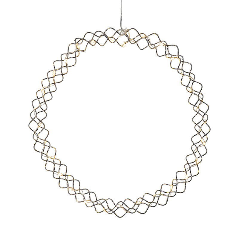 Juldekoration Hoop Hängande Krom Juldekoration Hoop Hängande Krom