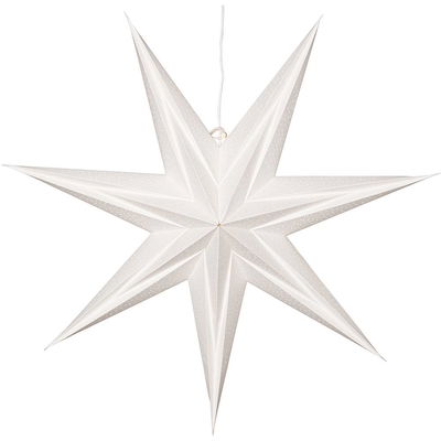 Julstjärna Holly Vit 60cm