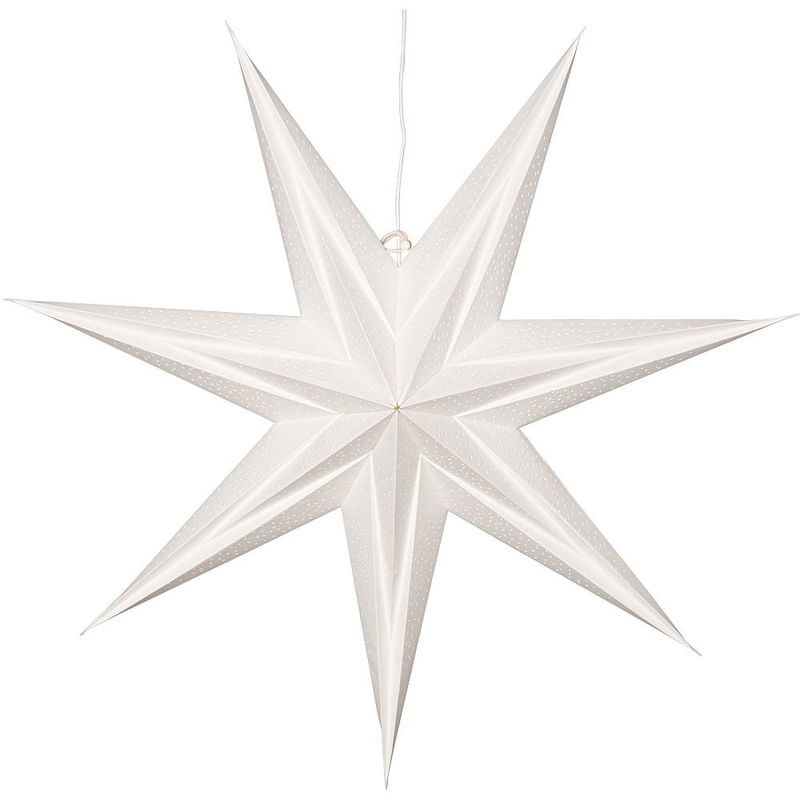 Julstjärna Holly Vit 60cm