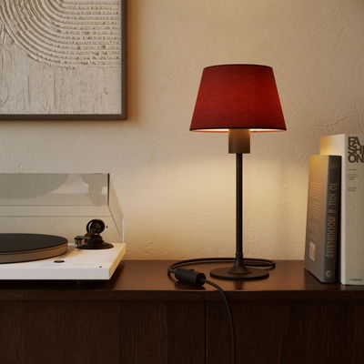 Lampskärm S 20cm Bordeaux Arenal för bord & vägglampa