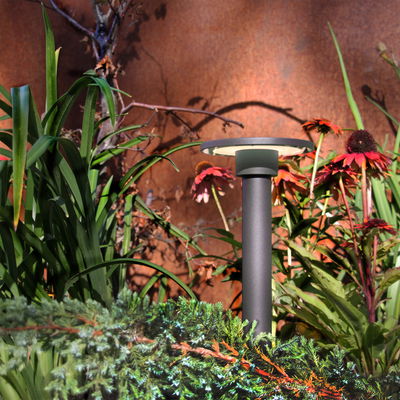 Pollare Orbit 35cm Mörkgrå 6W 240lm 3000K LightsOn Garden Plug & Play