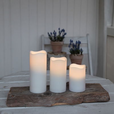 Blockljus LED 3-pack Paul