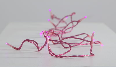Ljusslinga Trendlites Rosa Batteri