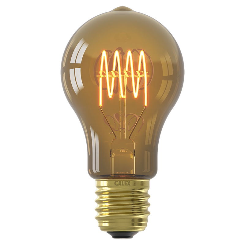 Dimbar Normallampa Amber LED 4W 120lm E27 1800K